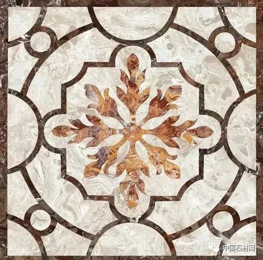 卫生间花洒水刀拼花效果图,水刀拼花图案效果图