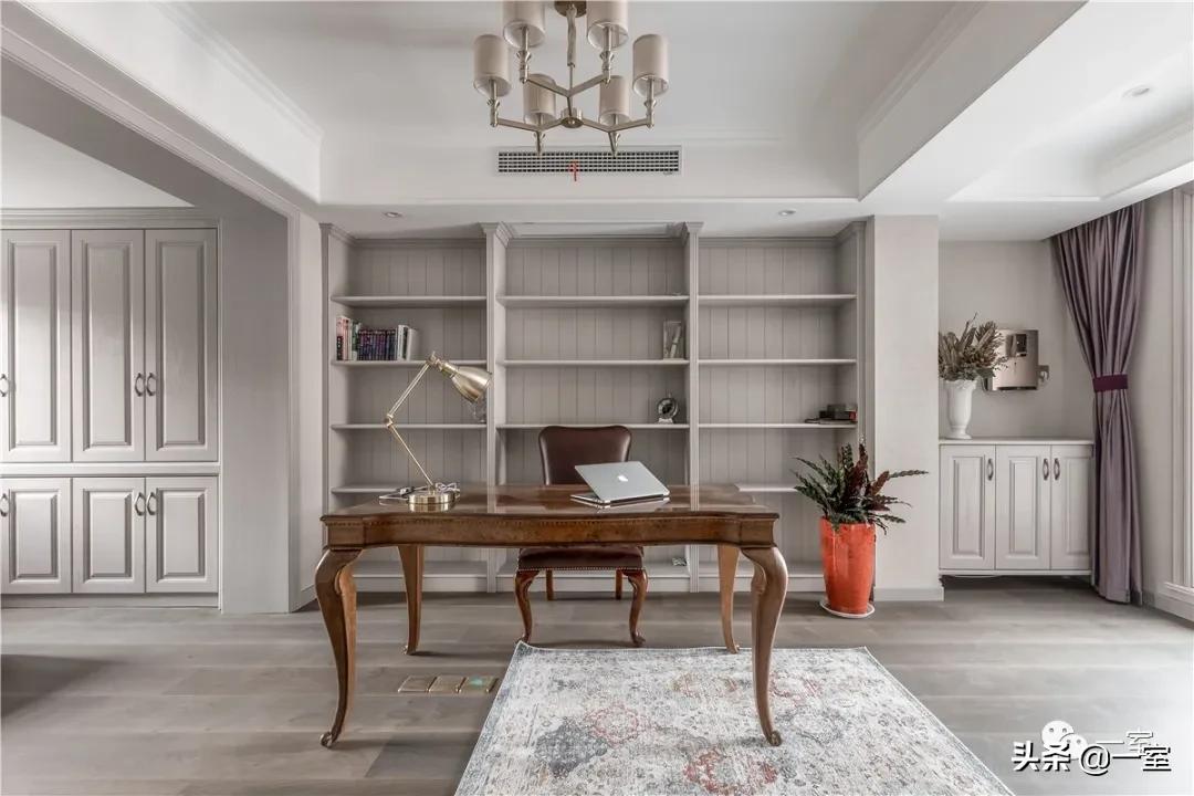 餐厅书房一体设计,书房客房一体设计