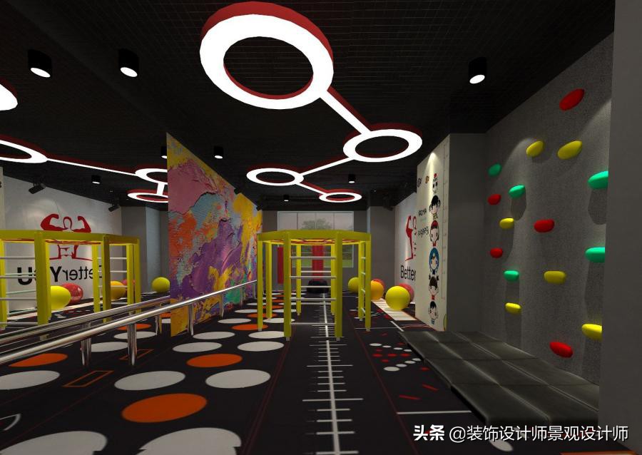 公司健身房设计效果图,书房健身房二合一设计效果图