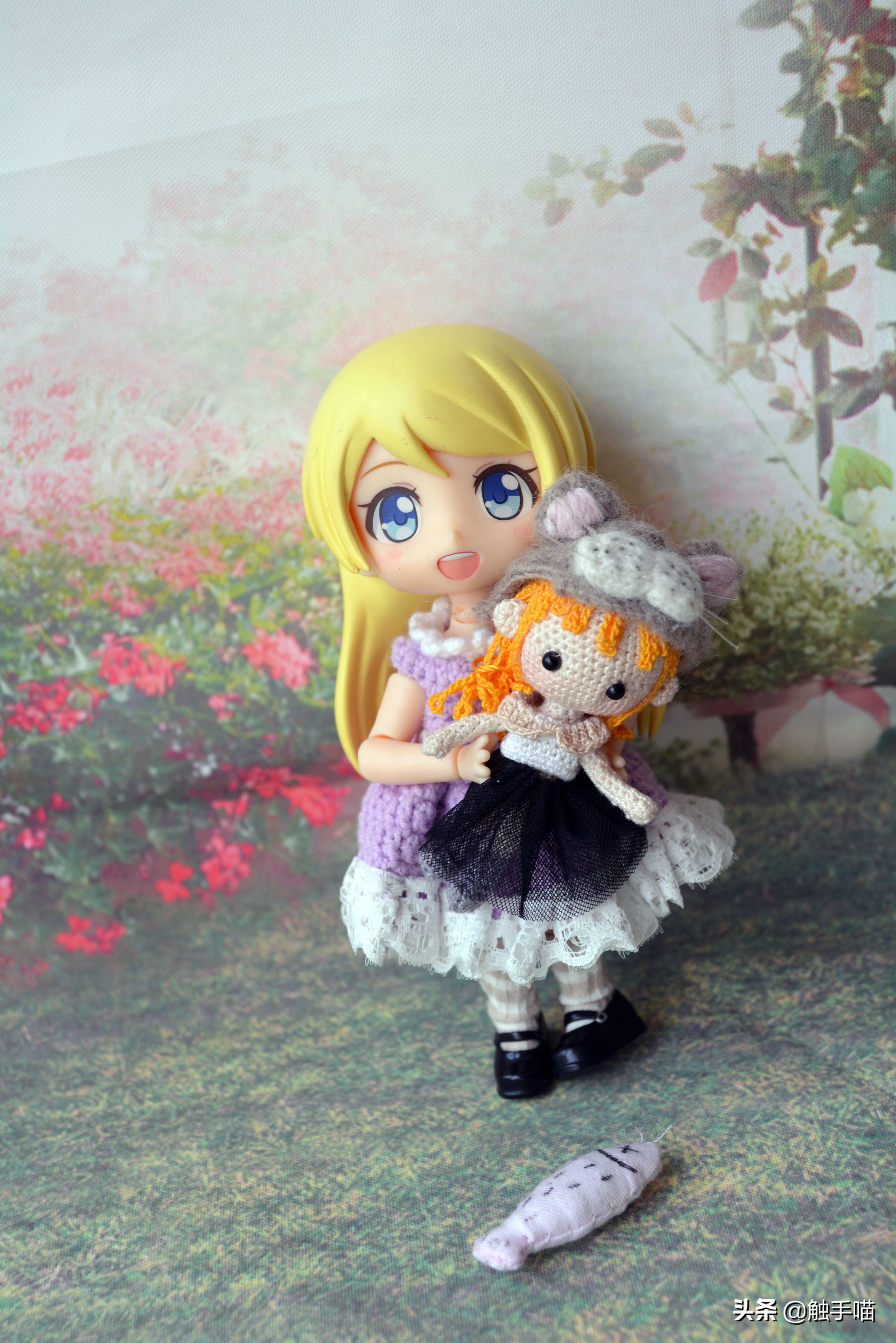 我的第一个迷你微钩娃娃——猫小点