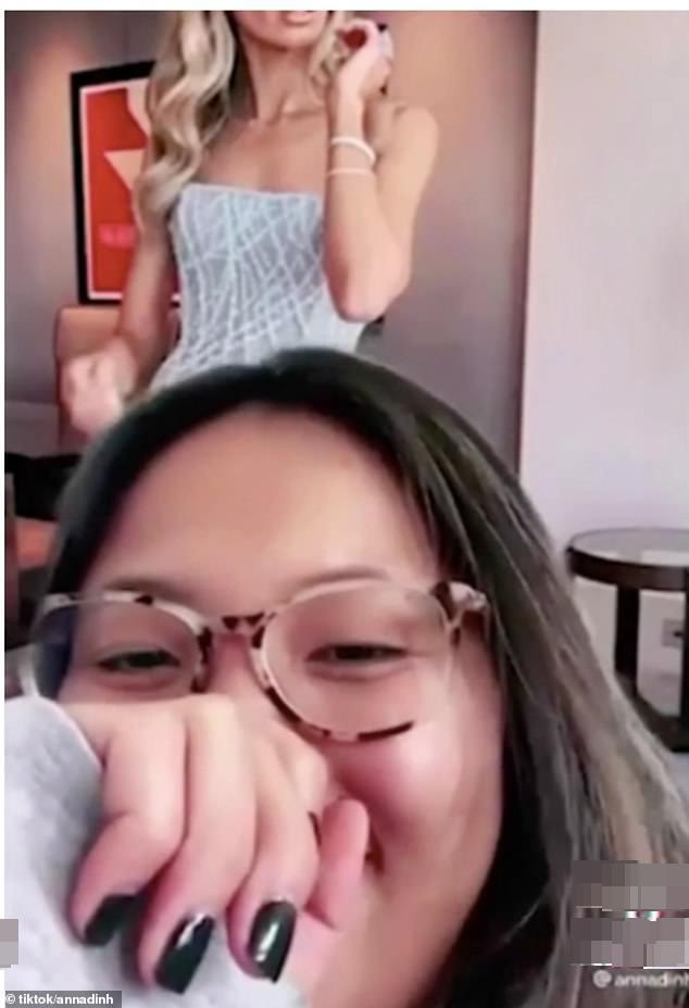 美国小姐姐网购1900元长裙，买家秀跟卖家秀差异大，笑掉大牙