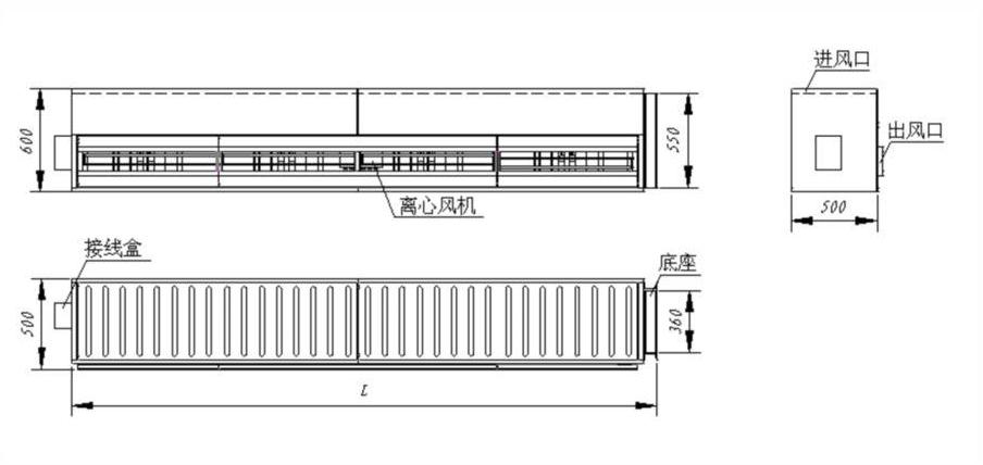 商用超强风幕机,超强风幕机视频