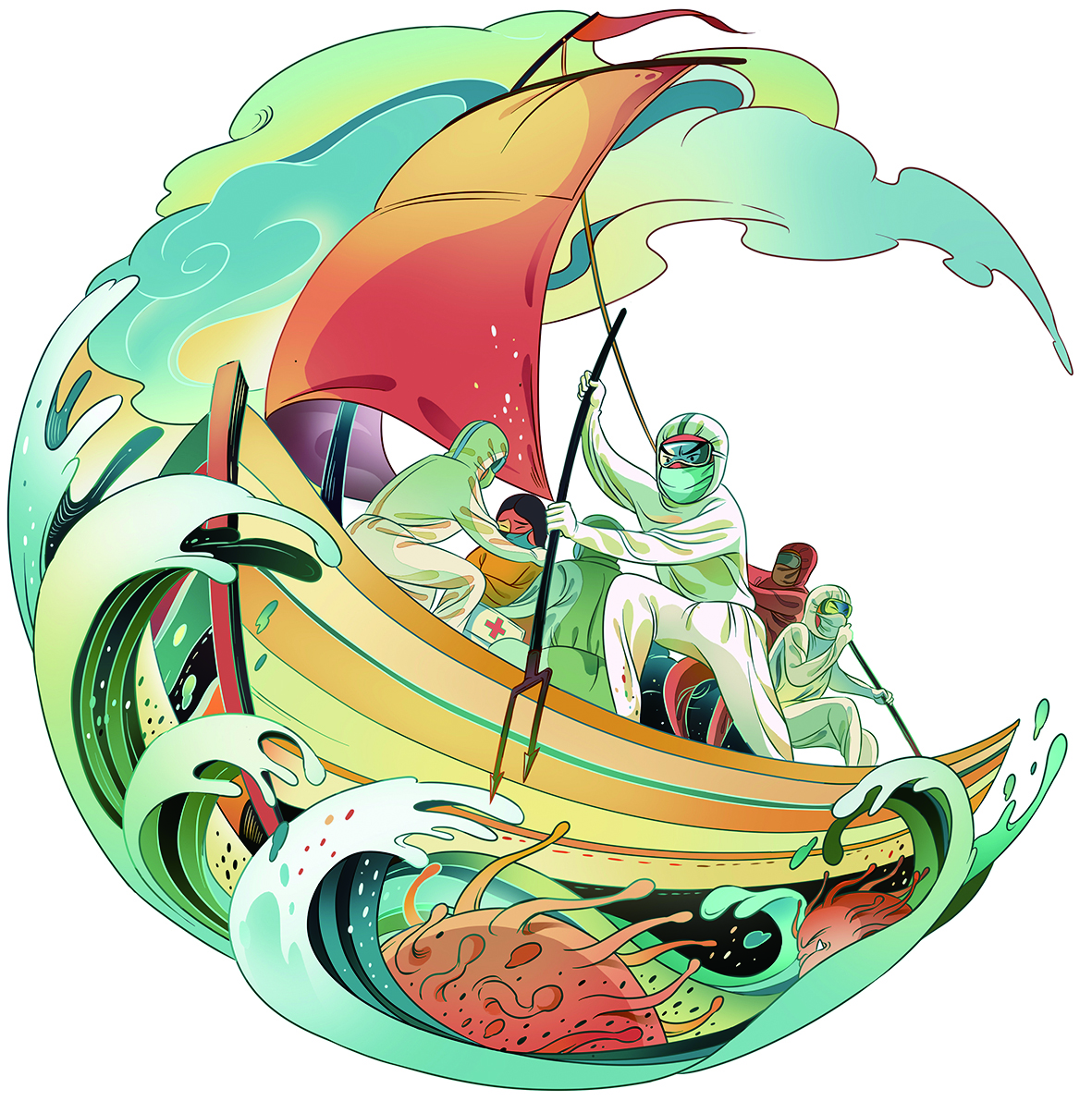 壹葉堂公益创作营:致敬平凡英雄「纪念款手表」表盘插图设计方案正式发布