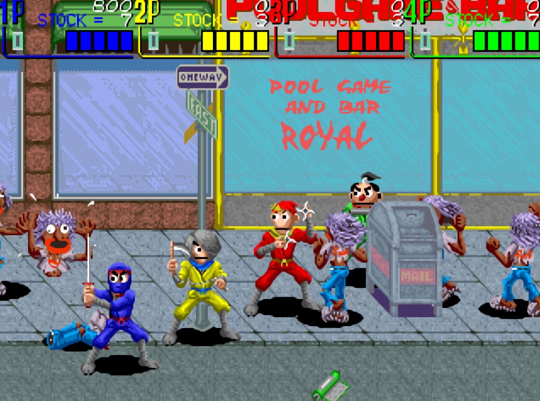 盘点街机四人玩的游戏,四人玩的街机游戏冷门