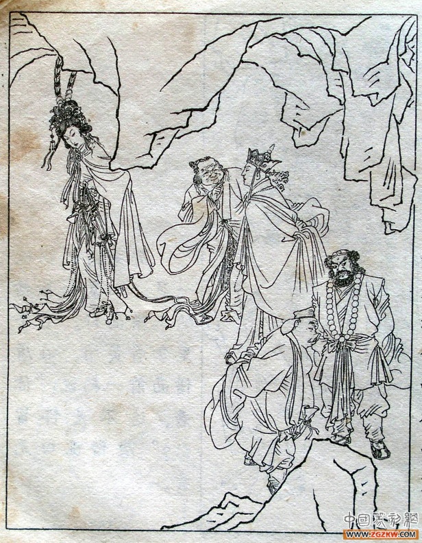 《西游记》之三打白骨精背景图,西游记三打白骨精文字版图文