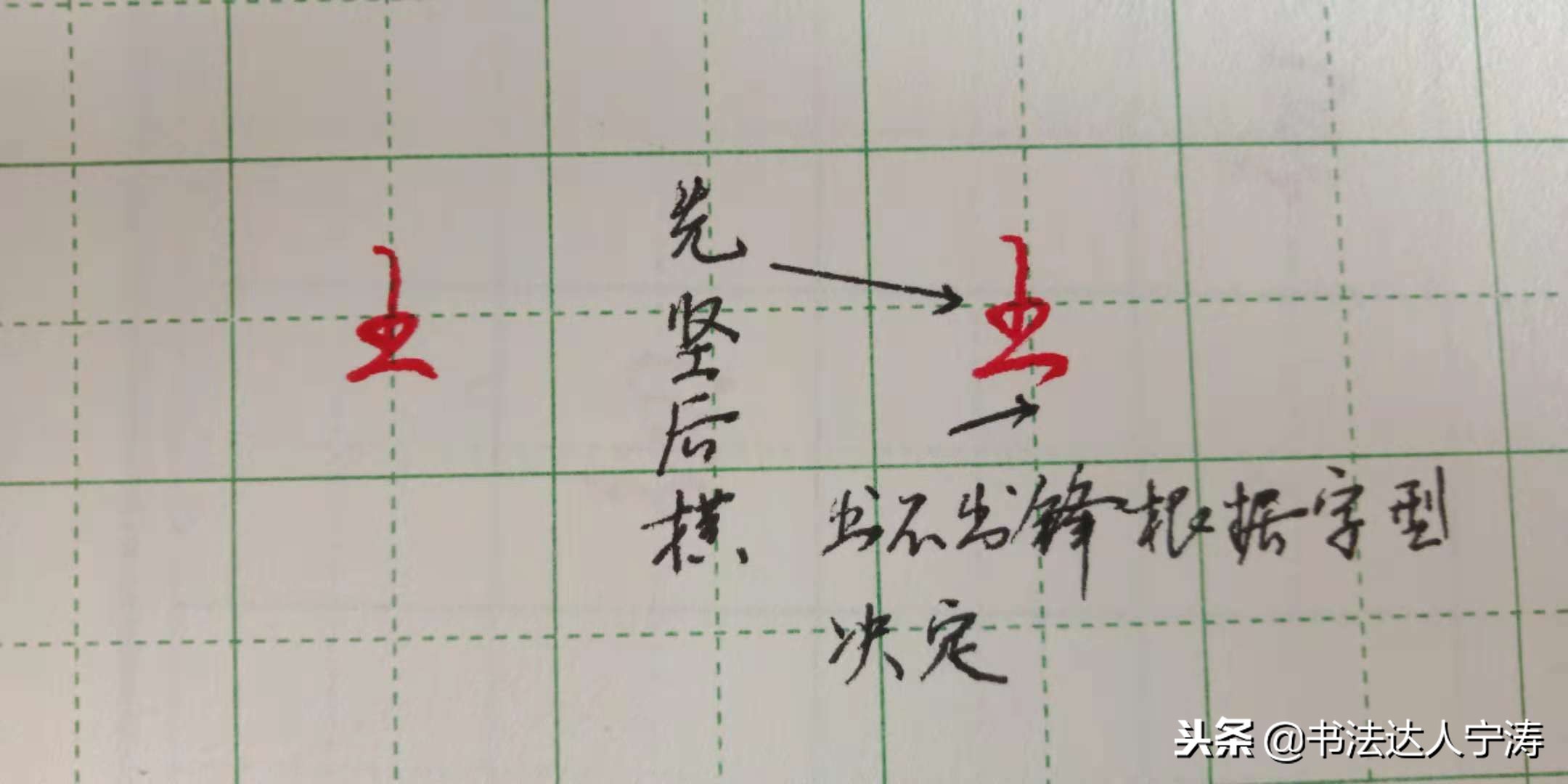 行书100个基础笔画练习,行书笔画练习方法