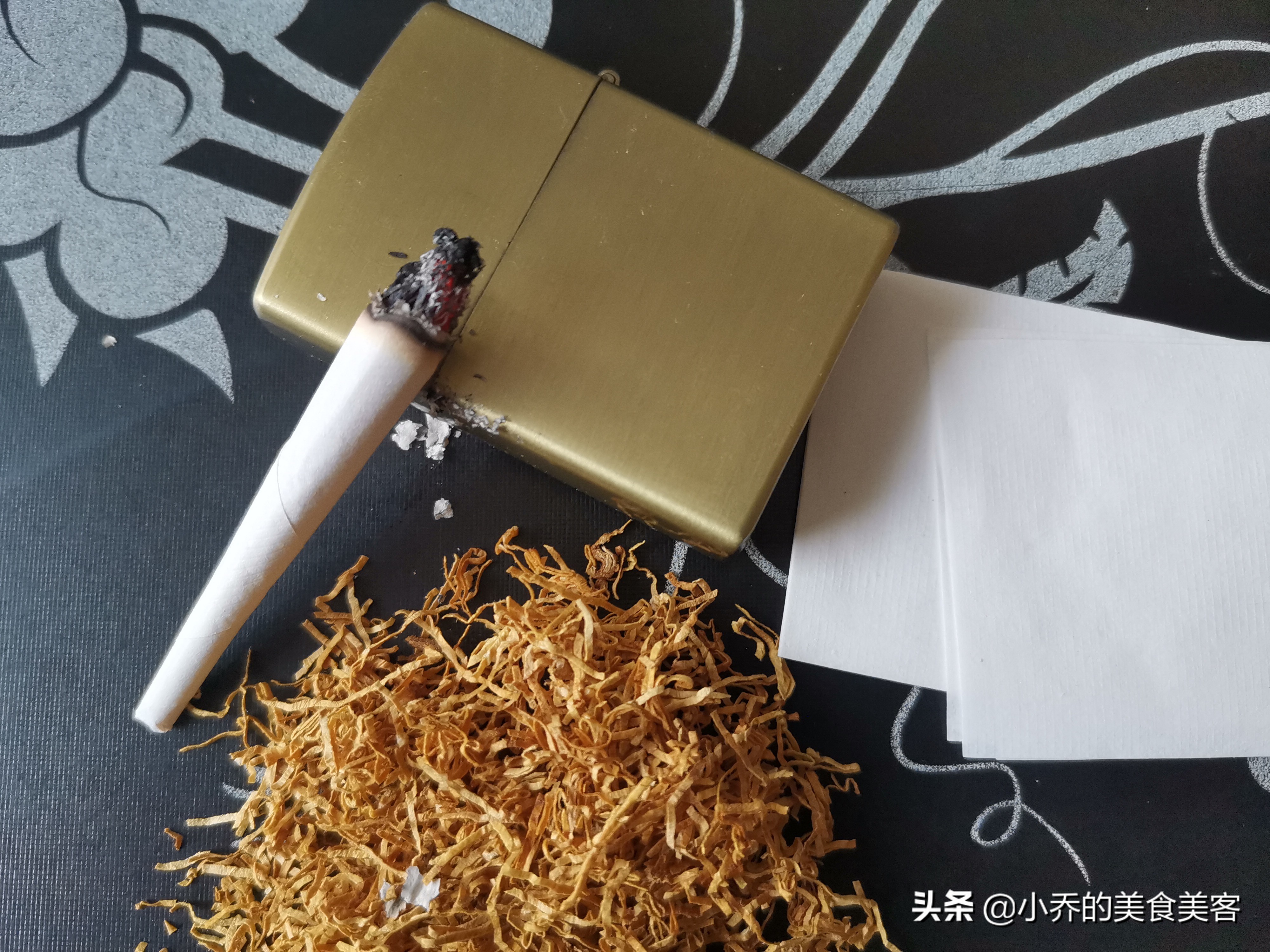 成品烟的烟丝,大集上的烟丝和成品烟有区别么