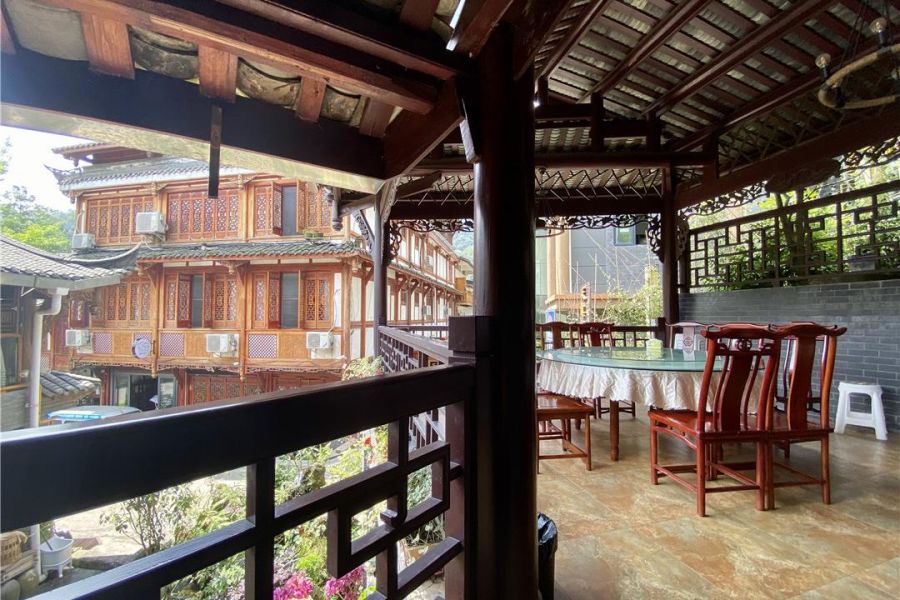 四川都江堰徽派别墅,都江堰精致酒店