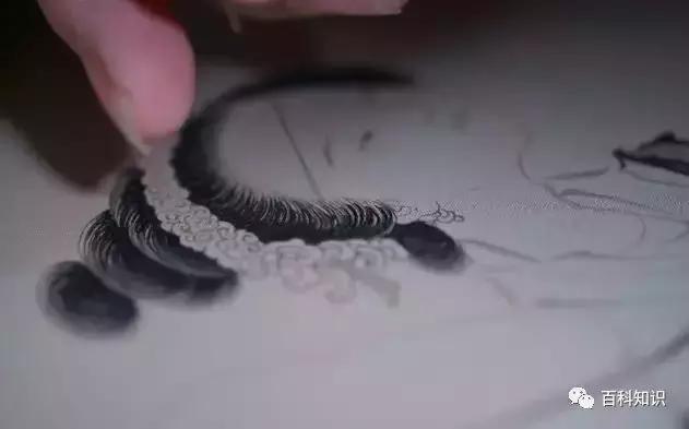 刺绣黄袍画,国画刺绣衣服