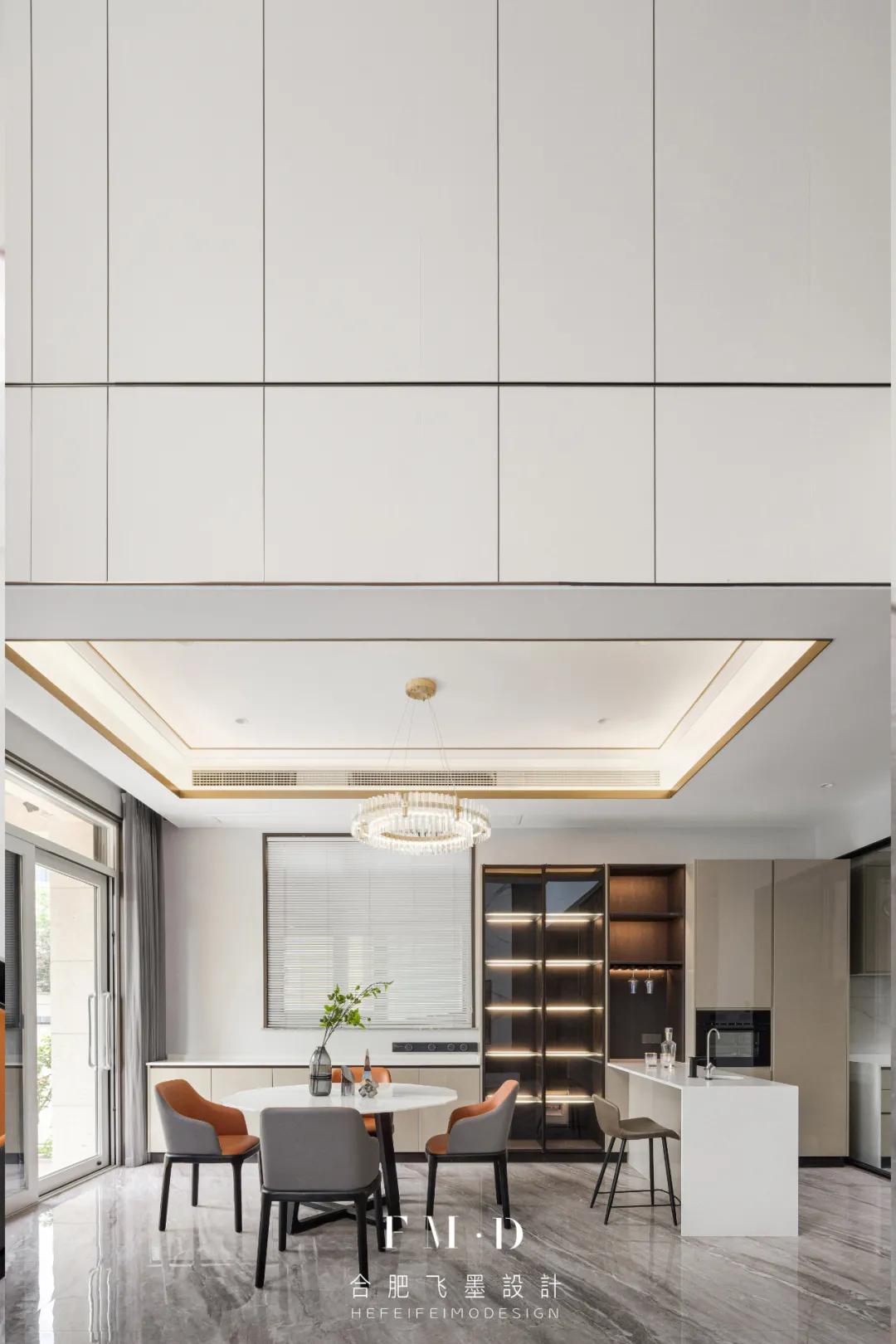 中式6层豪华顶级别墅,6层楼的现代风格别墅