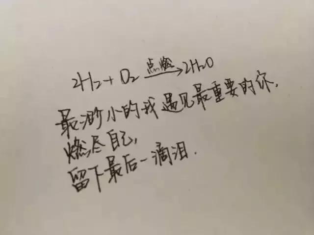 化学理科生的浪漫,化学理科生的浪漫情书