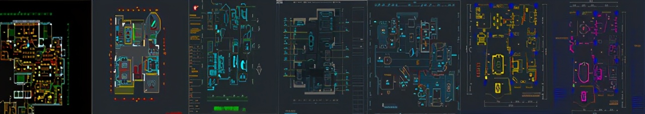室内设计全套cad图纸图片,室内装修设计图cad大全