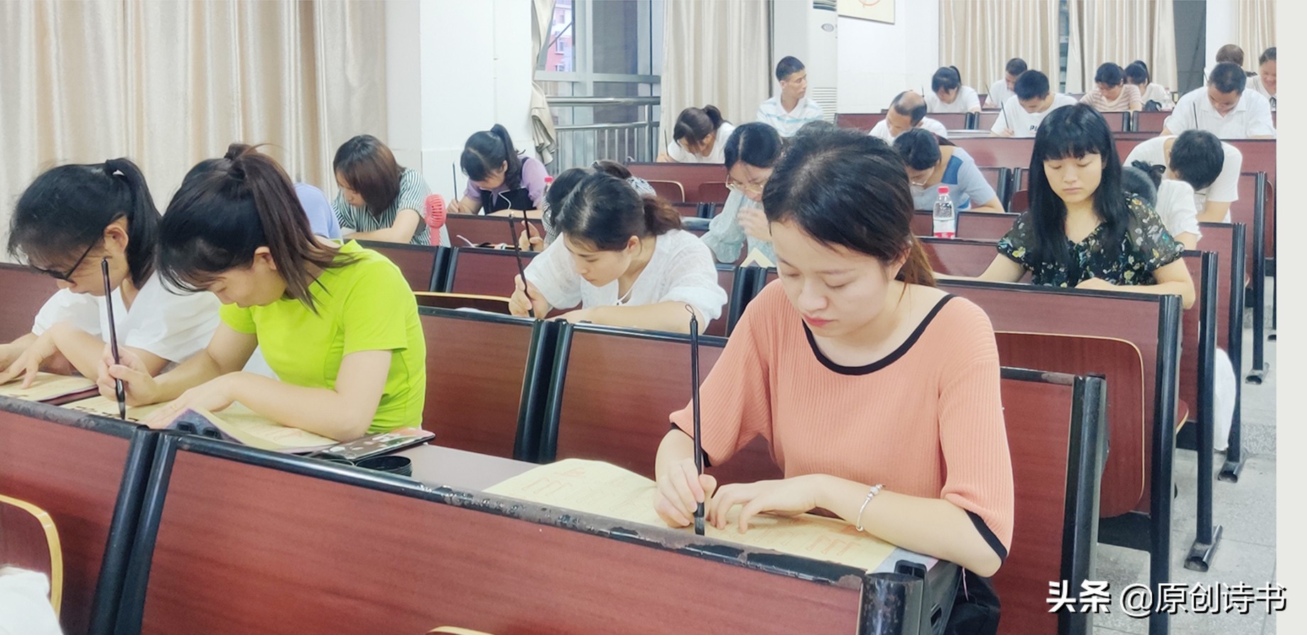 原创诗书：上犹二小“书法进校园”师训有感