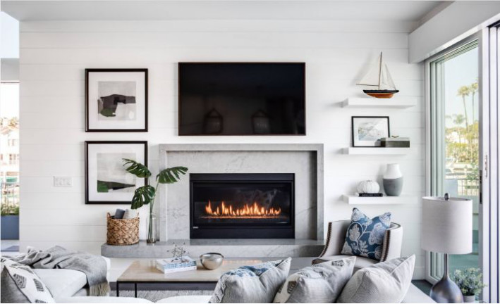 140平米北欧拼色实木风格装修,新中式田园风北欧风格装修效果图