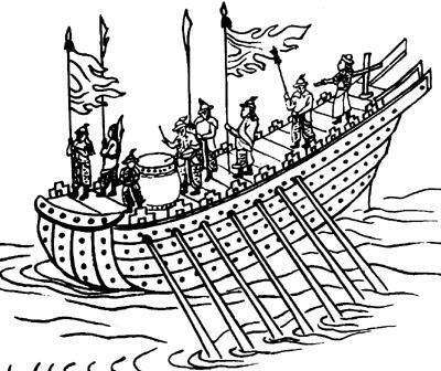 炮车，“水雷”，水上堡垒，“变形金刚”，三国水战远比想象精彩