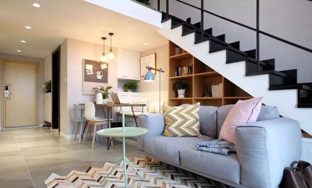 小户型客厅挑高如何利用空间,挑高空间商住两用