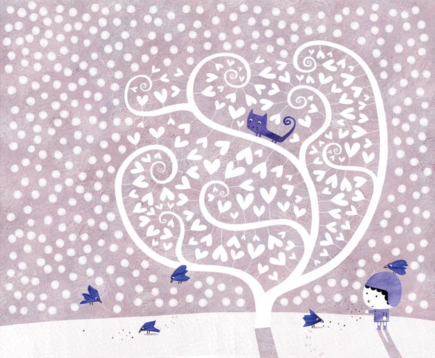 超有爱儿童插画临摹集,充满童趣的节日插画作品