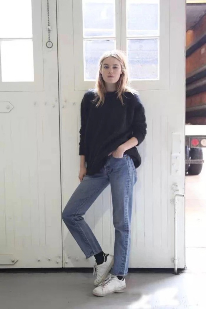 潮流长筒袜怎么搭配鞋子图片,长筒袜怎么搭配鞋子好看