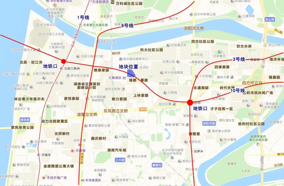8轮PK，小热一把，10900元/㎡限价地，落“珠”浏阳河南