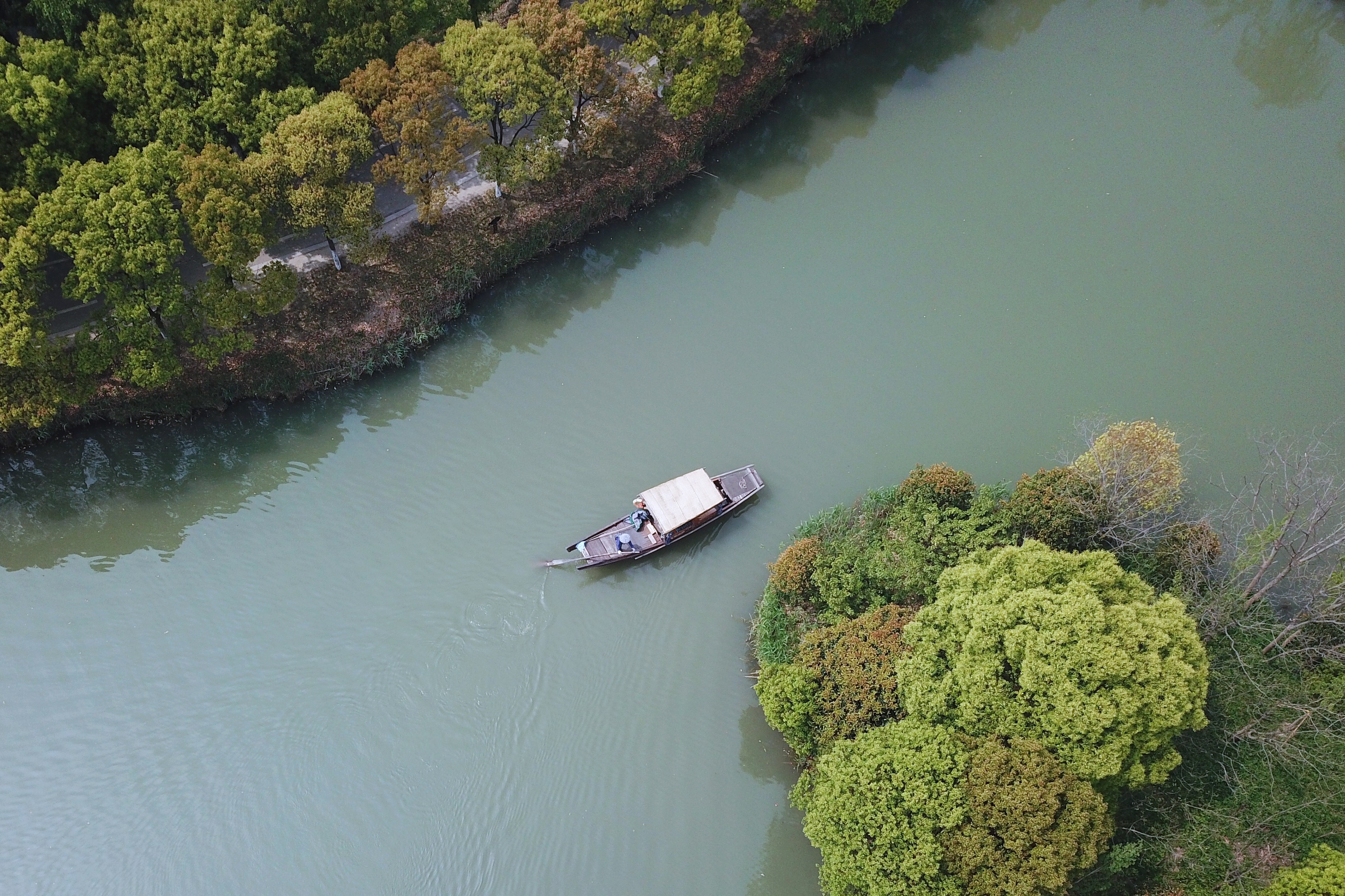 常熟沙家浜一日游结束,常熟水上花田沙家浜