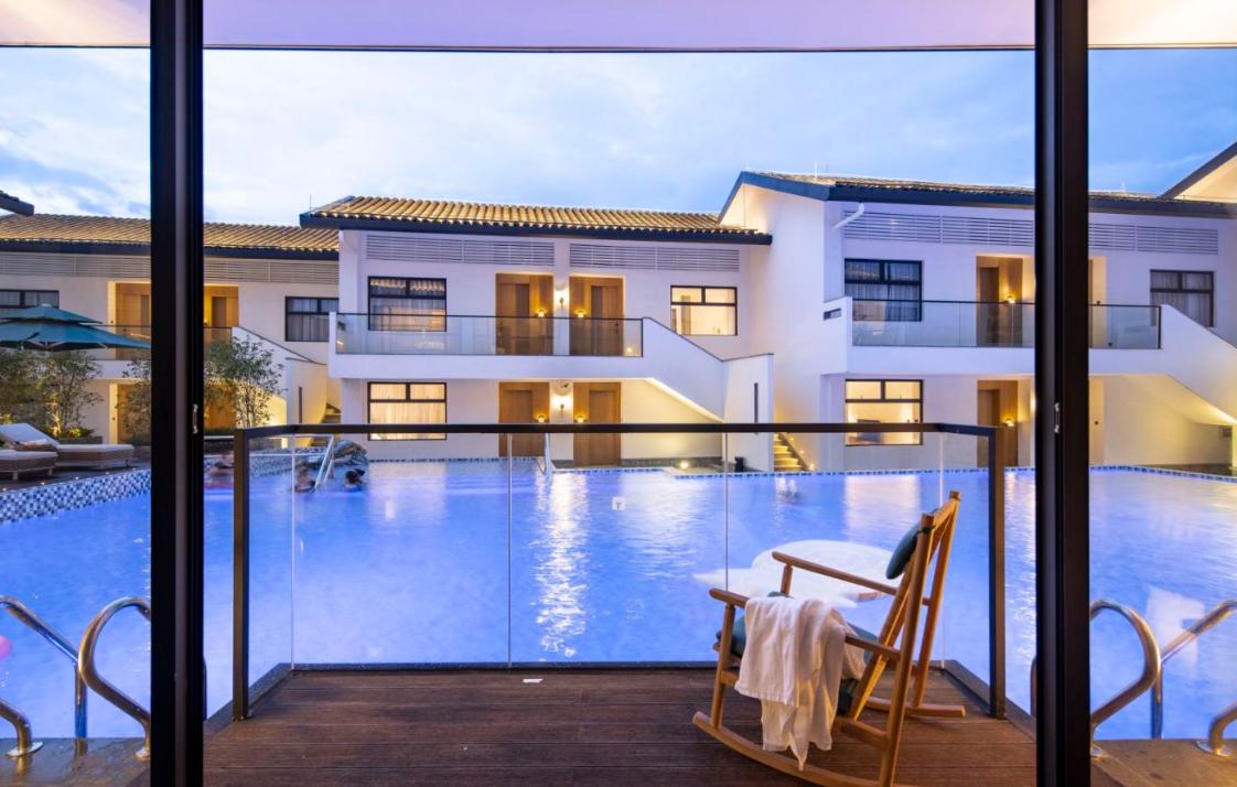 广东威尼斯水上度假村推荐,水上威尼斯一楼带花园