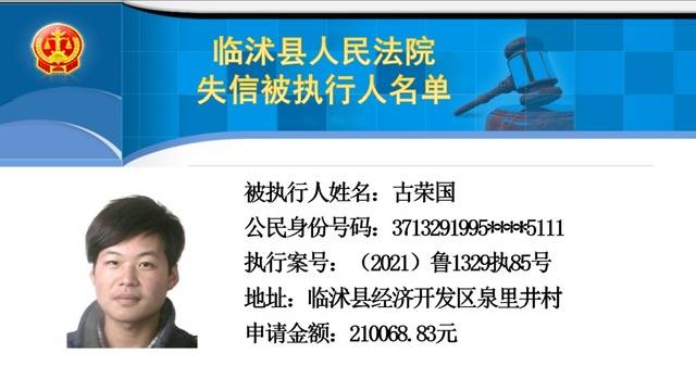 临沂市河东区法院执行局悬赏公告,河东法院发布执行悬赏公告