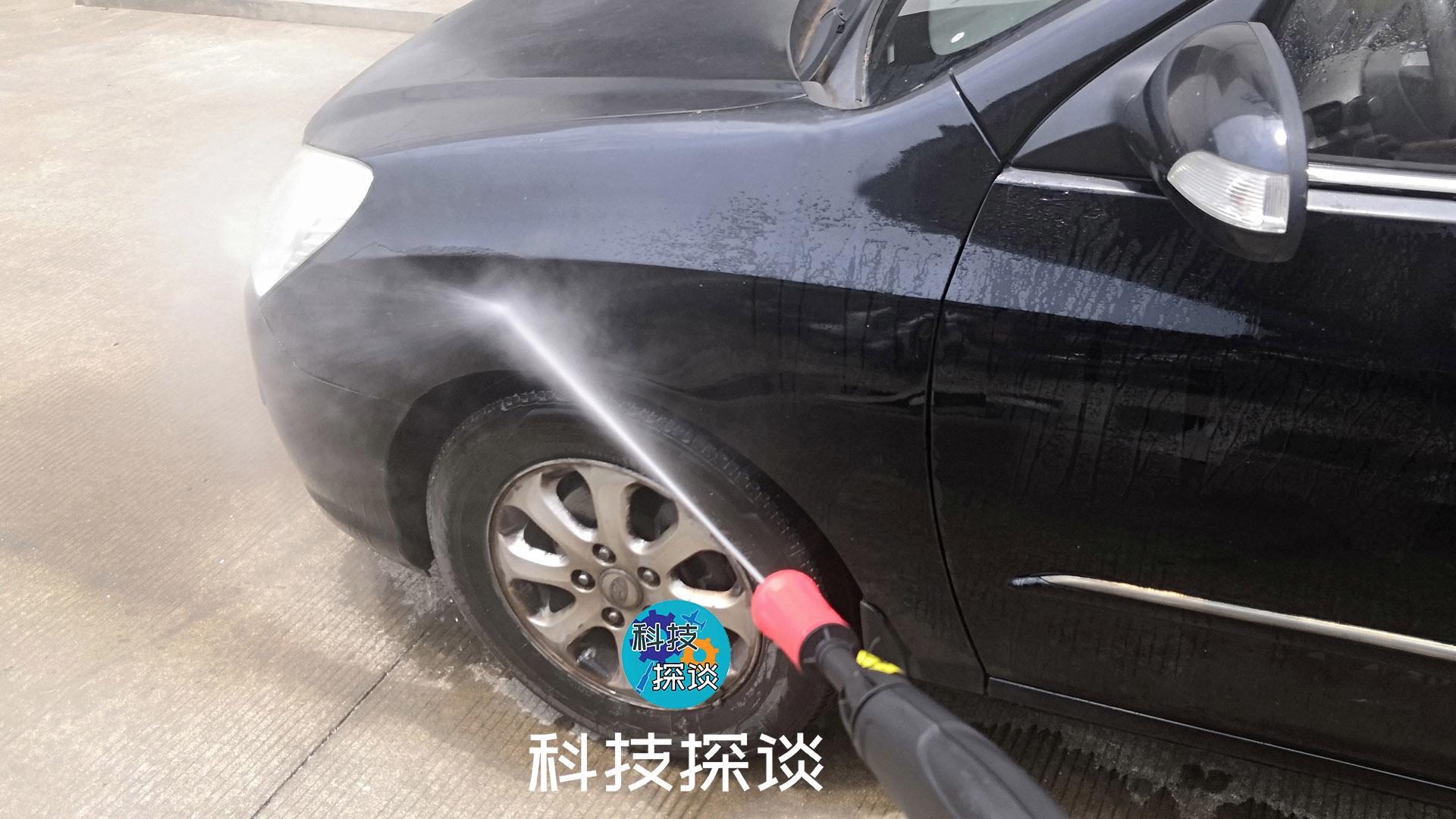 智能自助洗车机真的能洗干净吗,绿霸洗车机个人实测