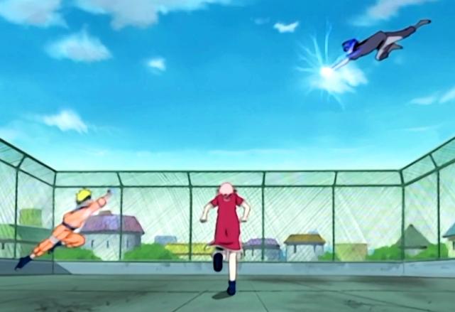 卡卡西救下伊鲁卡,卡卡西在小樱身上贴起爆符