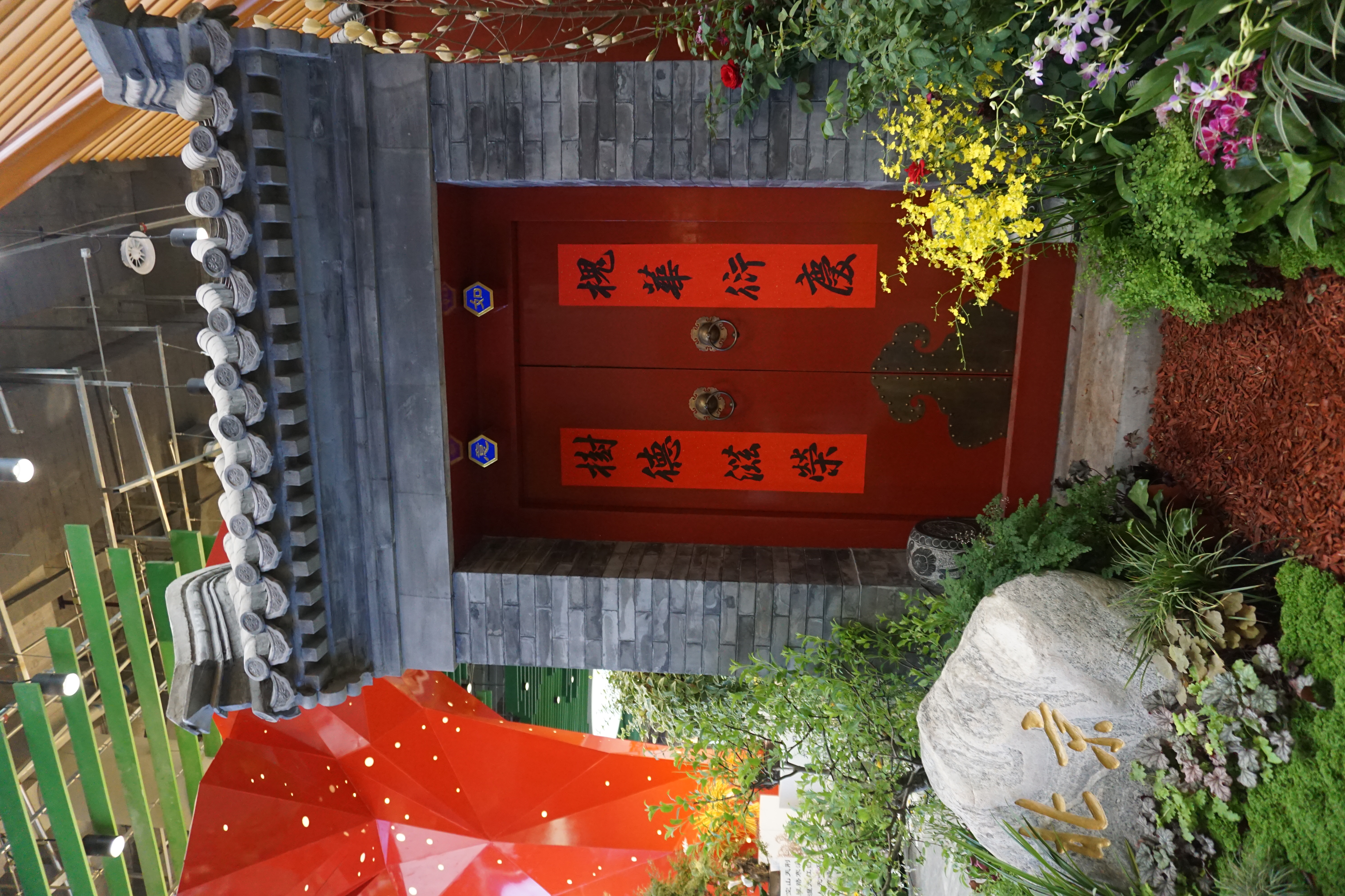 长城脚下的村庄的图片,长城脚下的美景