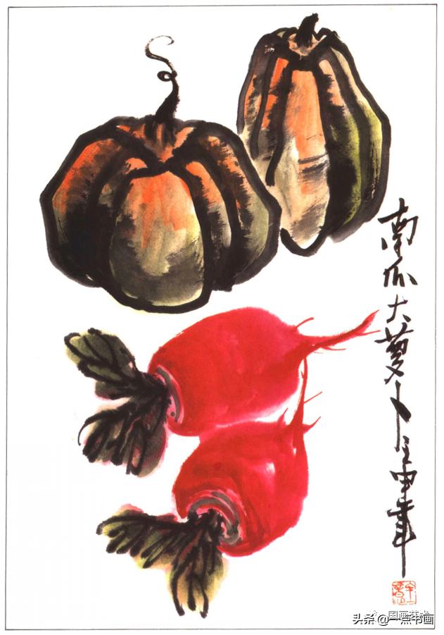 写意蔬果用铅笔怎么画,写意蔬果掌握教学重点的方法