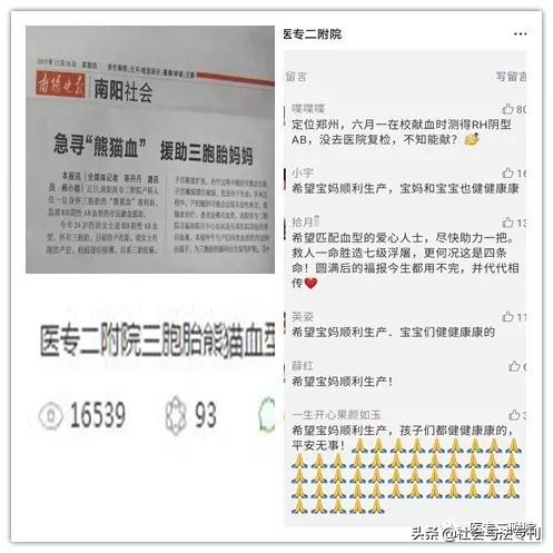 南阳熊猫血”妈妈顺利在医专二附院诞下三胞胎