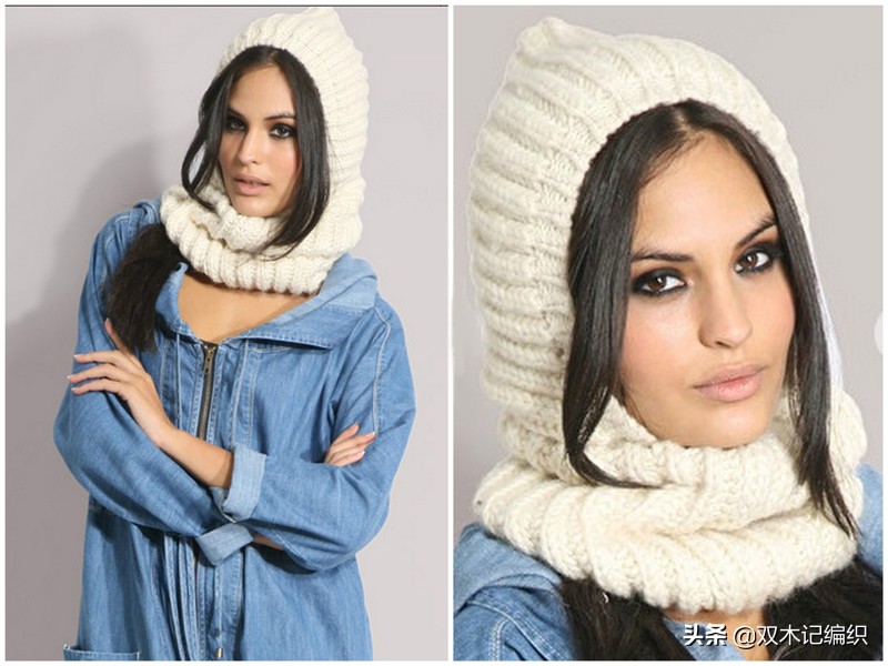 今年最流行有帽子的围巾,最新款式的帽子围巾