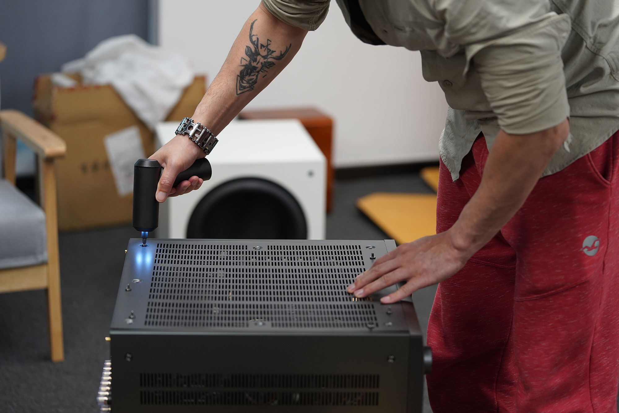 天龙avc-a110功放评测,天龙avc-a110拆解