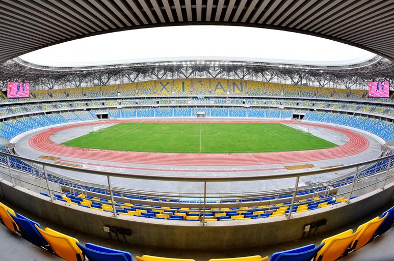 西安浐灞生态区奥体中心,西安奥体中心最新图