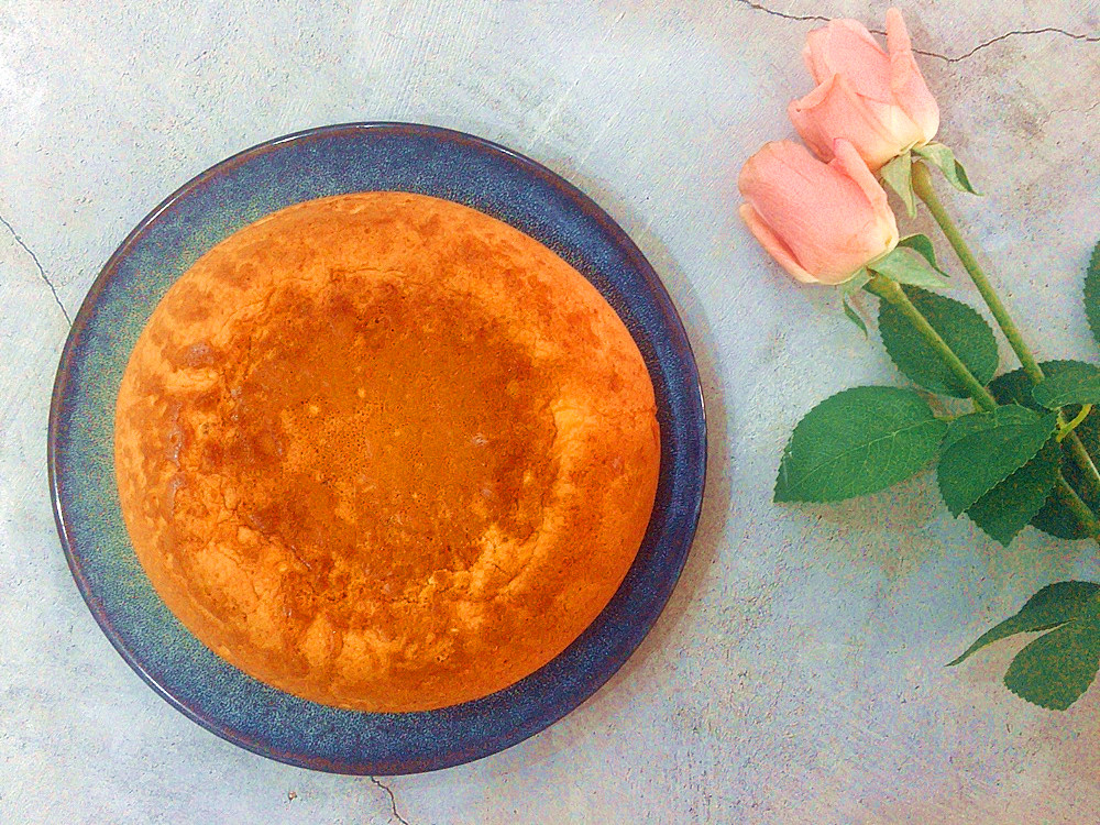 5分钟速成蛋糕用电饭锅做的,自己在家做简易蛋糕空气炸锅