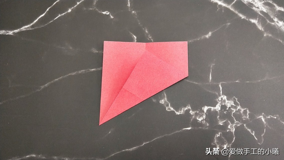 玫瑰花折纸图解,玫瑰花千纸鹤折纸图解