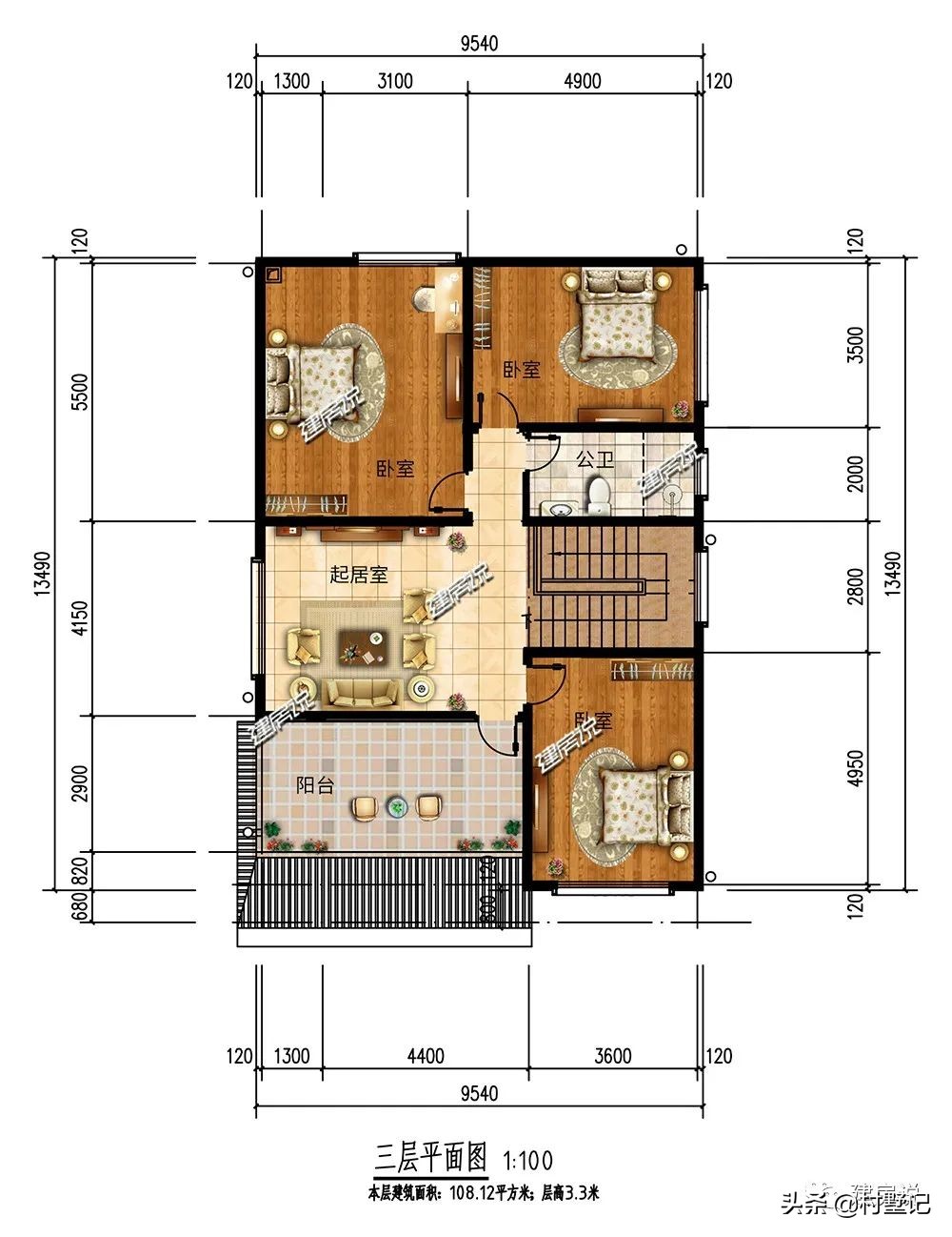 最适合农村三层平顶别墅,10套适合农村自建小别墅