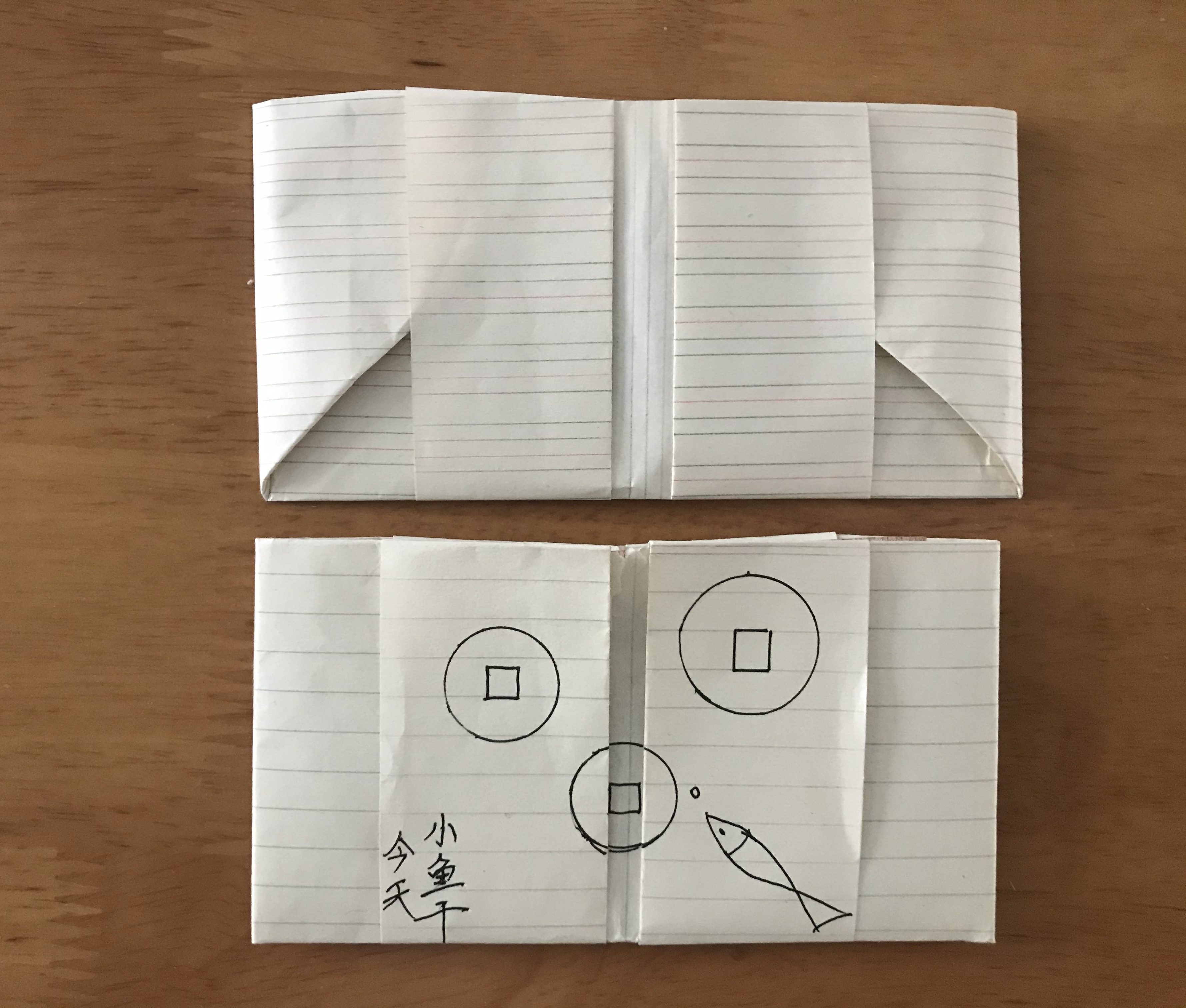 一款简单易学的钱包折纸教程，用三张纸折出7个口袋的钱包