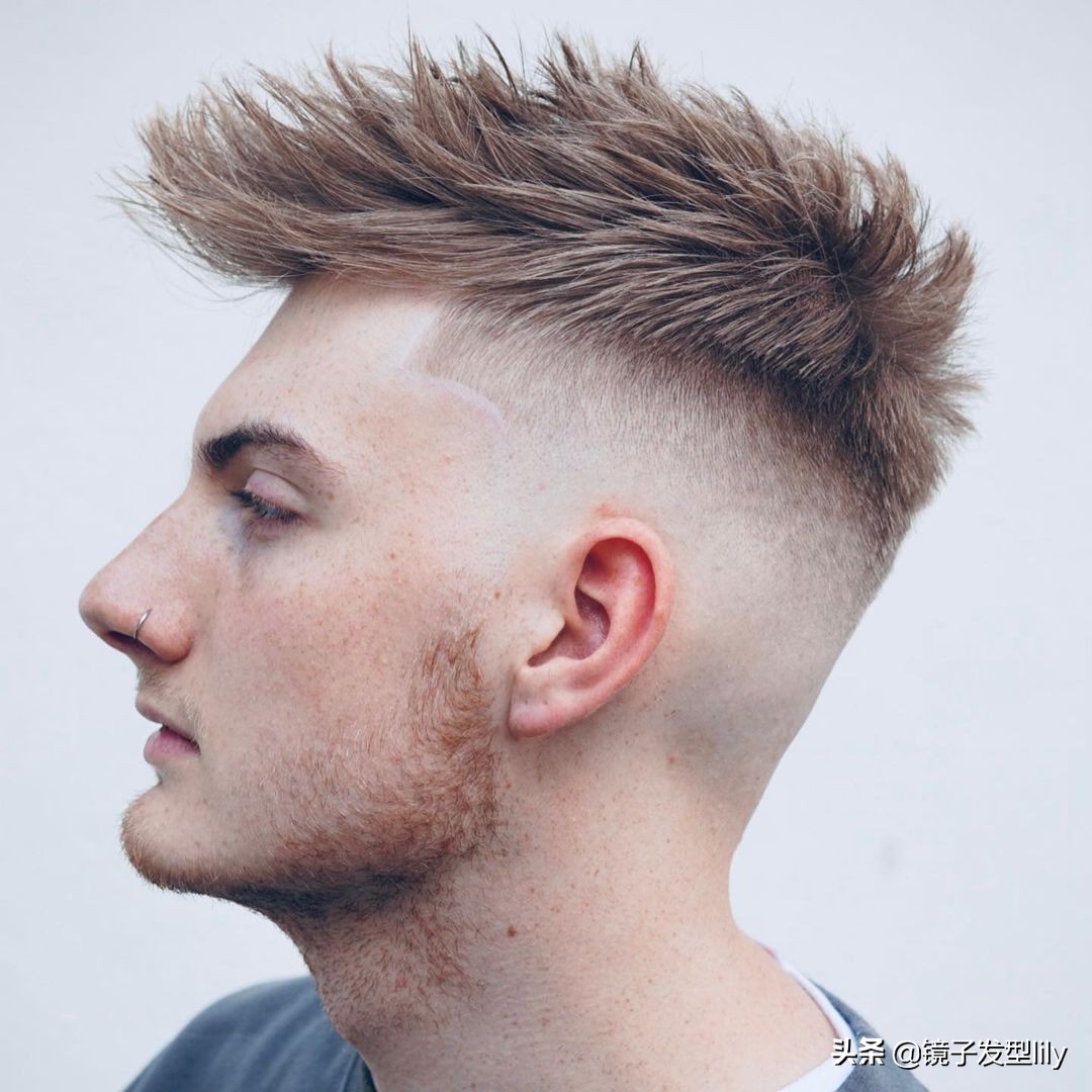 帅气两边铲发型图片短发,两侧头发铲短这样的发型你会剪吗