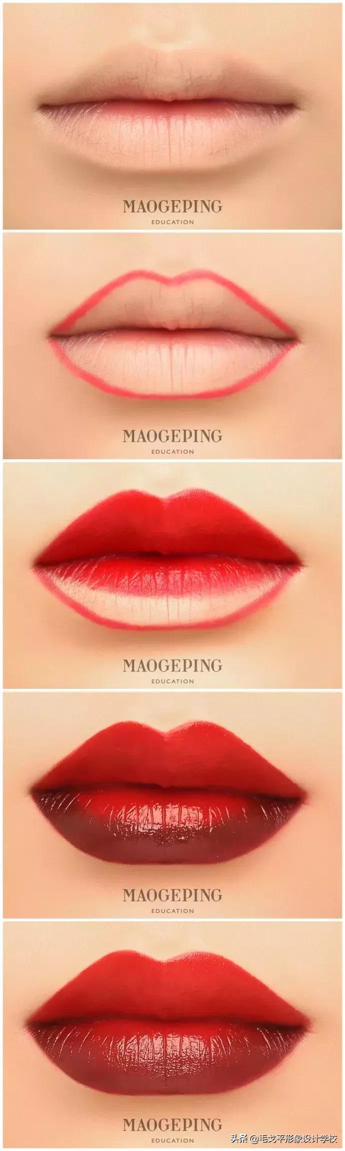 怎么画唇型口红才好看,买了口红不知道怎么涂