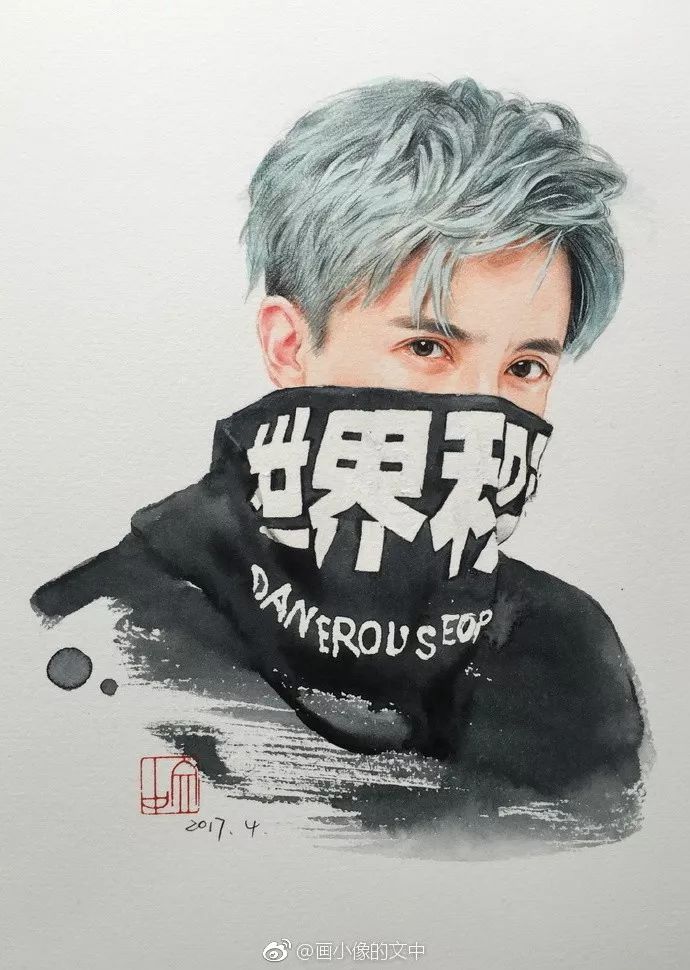 比起打印画，美院毕业的他，笔下这种彩铅水彩画才好看哭了~