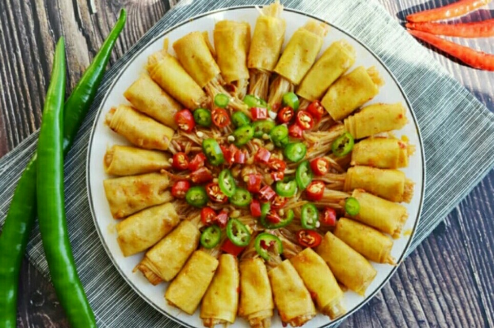 金针菇和菠菜吃撑了会不会长肉,金针菇这样做简直是太好吃了