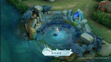 西施fmvp小青龙皮肤,西施fmvp传说皮肤游龙清影