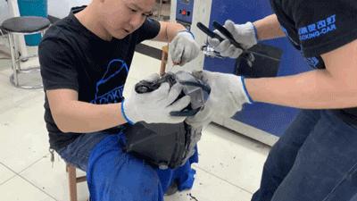 大灯改装灯光秀,桑塔纳大灯改装夜晚效果