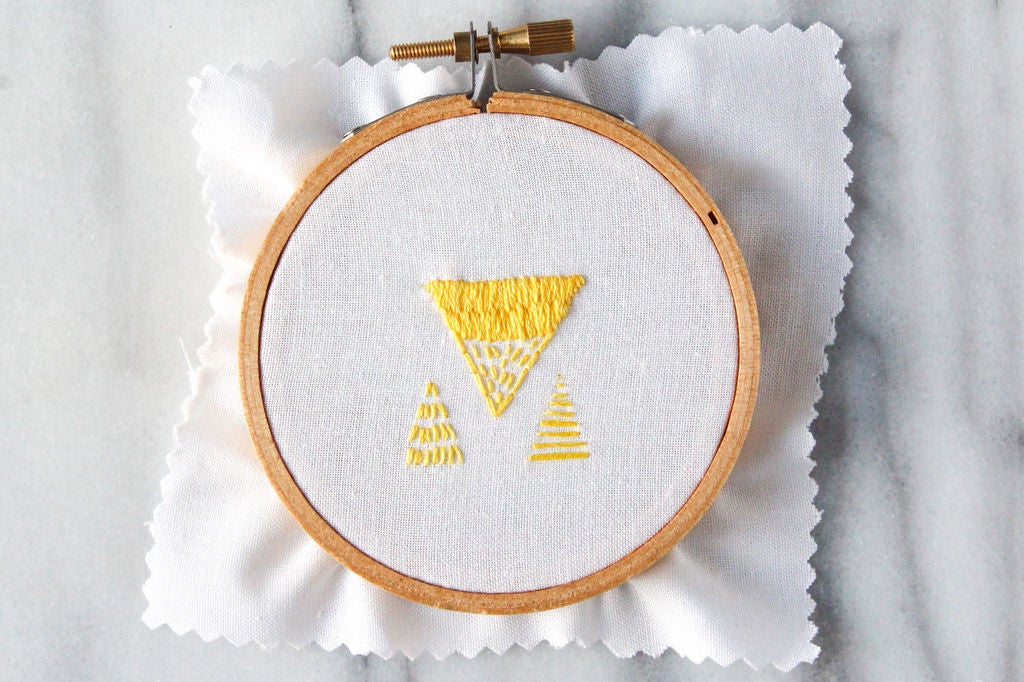 手把手教你手工刺绣最常规的方法,刺绣教程十种初学者必学手工刺绣