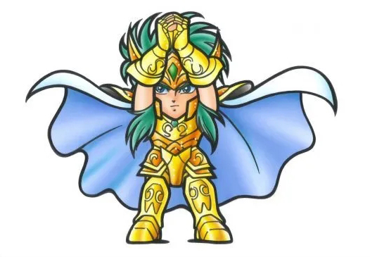 黄金圣斗士卡通图,卡通圣斗士