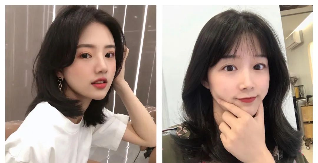 2022年流行发色显白黑茶冷棕,流行发色2021显白减龄短发颜色