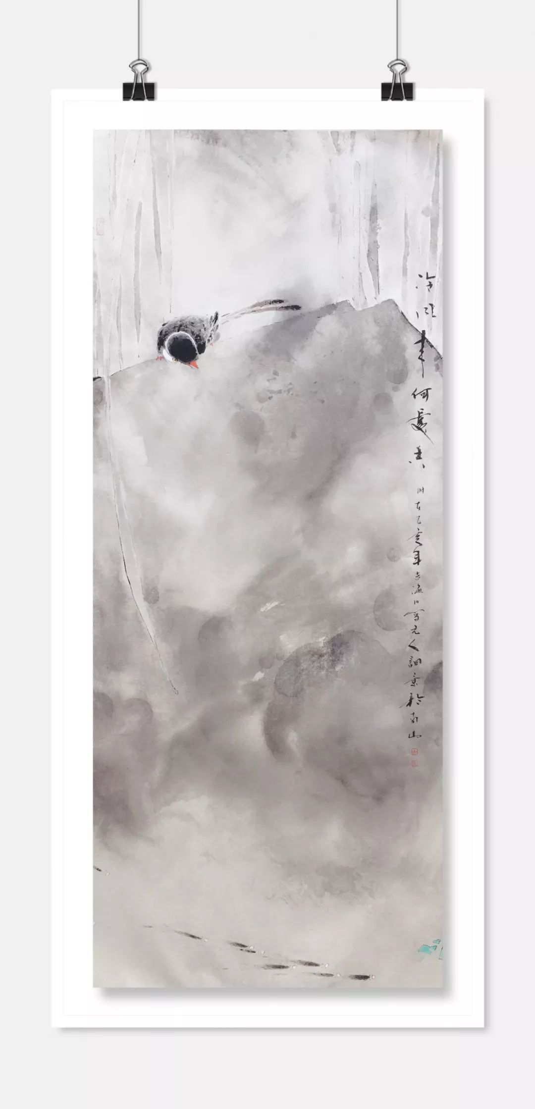 水痕墨迹之间/吉海川水墨作品赏析