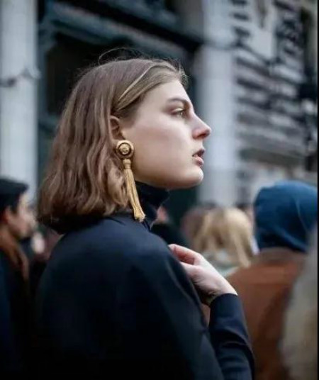 耳环款式图银,优雅耳环必备款式图片大全