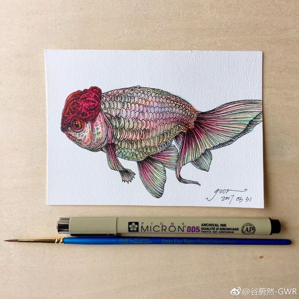 简单针管笔手绘花,简单易学针管笔手绘